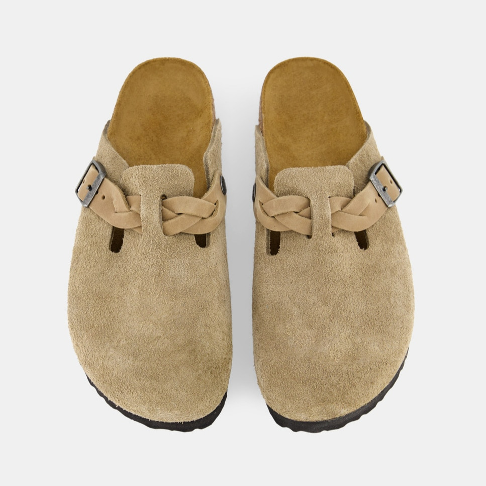 Birkenstock
Zuecos Boston de mujer en ante