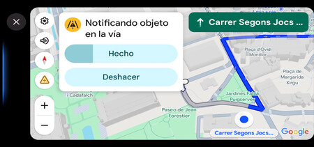 Envío de incidencias en la ruta utilizando Gemini