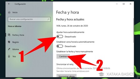 Como cambiar la 2024 hora en windows