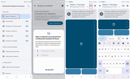 app Teclado y ratón sin servidor