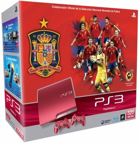 El 24 de mayo llega la edición limitada de PS3 roja. Sólo para los más futboleros