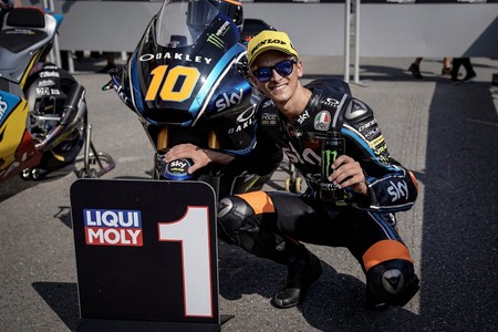Luca Marini se estrena como poleman en una poco emocionante QP de Moto2 en Brno
