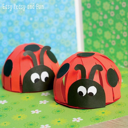 Fun Ladybug Paper Craft Ladybug Crafts