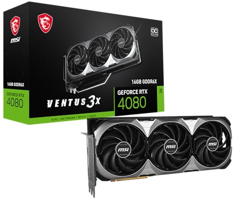 MSI GeForce RTX 4080 SUPER VENTUS 3X OC 16GB GDDR6X DLSS3