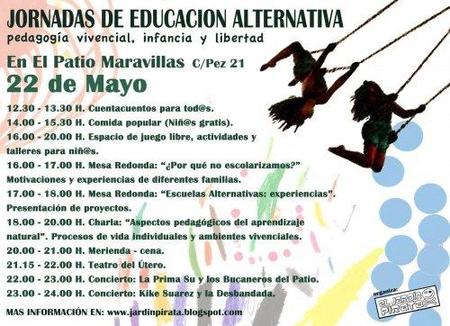 Jornada de Educación Alternativa en Madrid