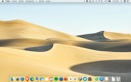 macOS デスクトップ