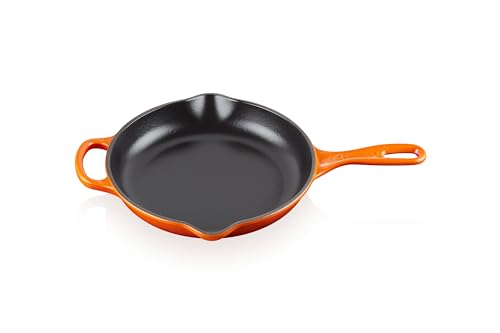 LE CREUSET Sartén skillet redonda de hierro fundido