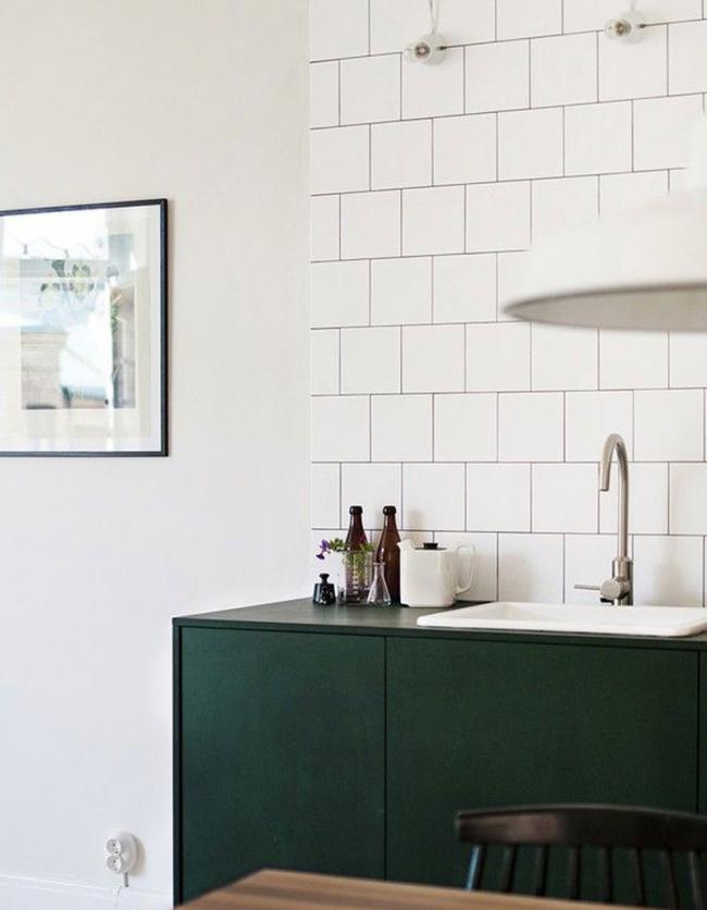 El verde como protagonista de tu cocina, una selección con bellos ejemplos