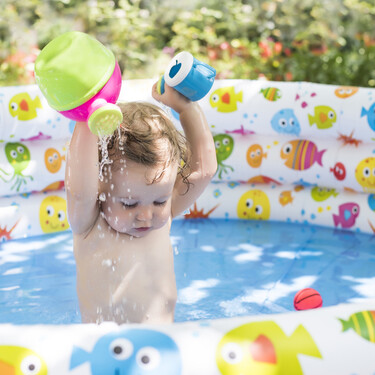 No la tires: ideas creativas y muy útiles para reutilizar una vieja piscina infantil 