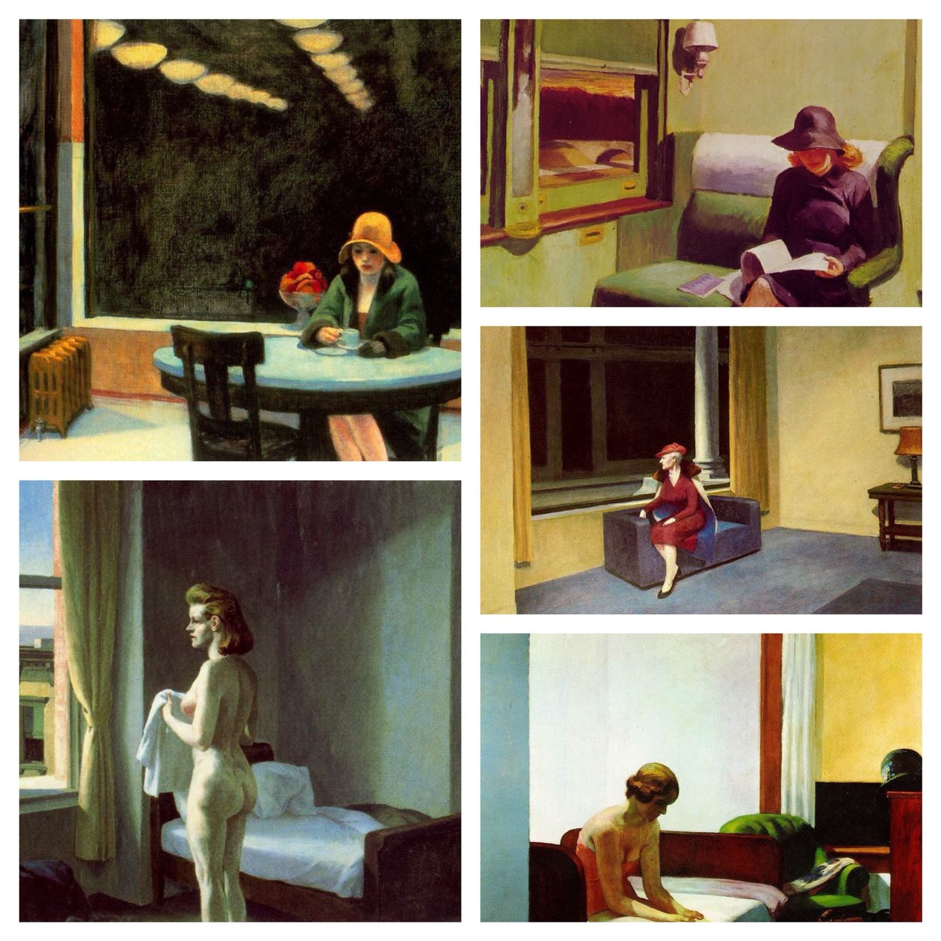 La pintora española de la soledad y el silencio que tanto evoca a Hopper