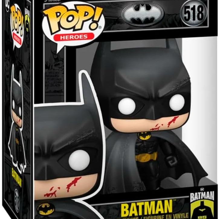 Candide, Funko POP! Batman Sangrando, DC Comics, Deluxe, Edição 85 Anos - 11 cm
