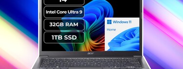 Es una de las laptops más poderosas por menos de 20,000 pesos y está disponible en Amazon: con 32 GB de RAM e Intel Core Ultra 9 