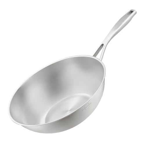 SILBERTHAL Wok acero inoxidable 28 cm