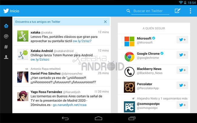 Twitter para Android