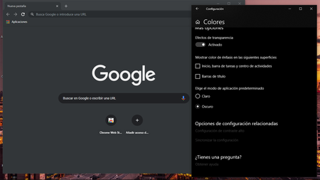 Google actualiza Chrome Canary: se pulen los fallos en el Modo Oscuro preparando su llegada a Chrome Beta