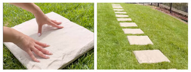 El toque perfecto para tu jardín es este caminito de piedras que montas en 10 minutos 