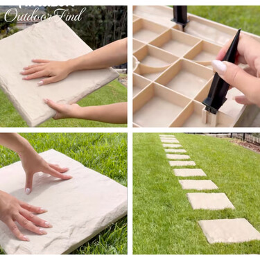 El toque perfecto para tu jardín es este caminito de piedras que montas en 10 minutos 