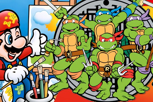 Lo retro llevado al extremo: la aventura de animar el opening de las Tortugas Ninja con un juego de SNES (y un ratón de bola)