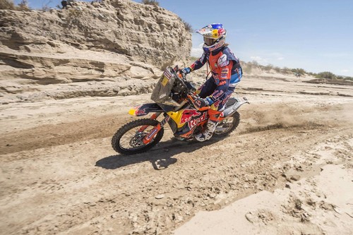 Toby Price vence la décimo primera etapa del Dakar 2018; Matthias Walkner gestiona su ventaja