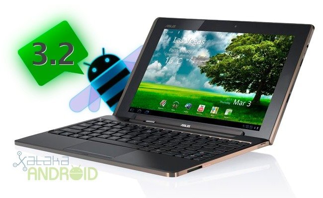 Asus Transformer con Honeycomb 3.2 pronto