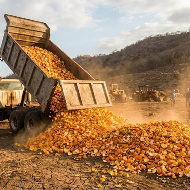 En 1997, cubrieron un páramo de Costa Rica con 12.000 toneladas de cáscaras de naranja. 16 años después nadie reconocía el paisaje 