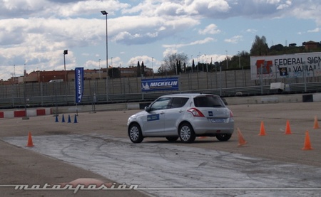 Michelin, Circuito del Jarama, Neumáticos nuevos y neumáticos desgastados a prueba 04