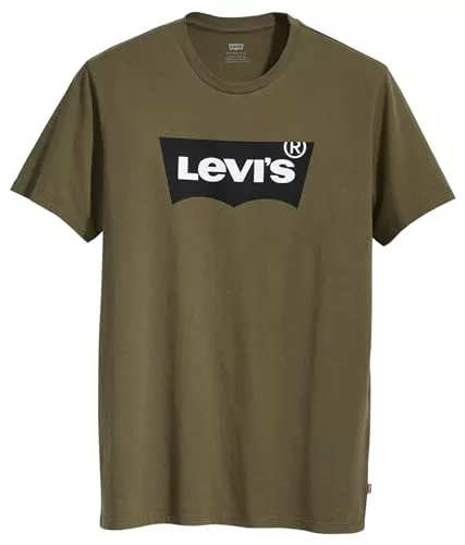Levi's Housemark Graphic Tee, T-Shirt para Hombre, Tech Olive Night, L
