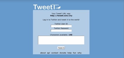 Tweet’l, acortador de direcciones web enfocado a Twitter