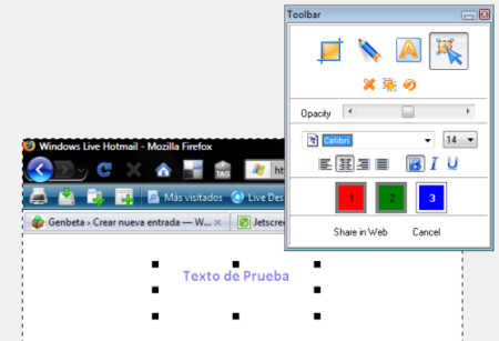 Jet Screenshot, una aplicación sencilla para tomar capturas de pantalla