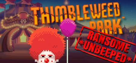 El primer DLC de Thimbleweed Park sirve para escuchar las palabrotas del payaso Ransome. Y es de pago