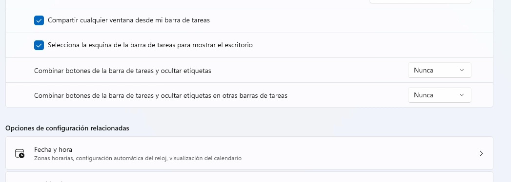 Barra Tareas