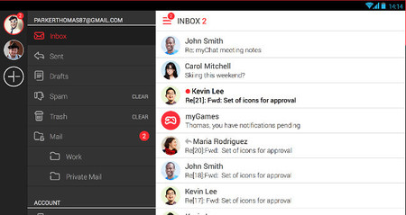 myMail, la facilidad de gestionar varias cuentas