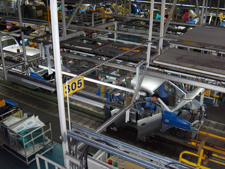 Hyundai Car Assembly Line