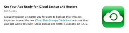 Apple pide a los desarrolladores más compatibilidad con iCloud