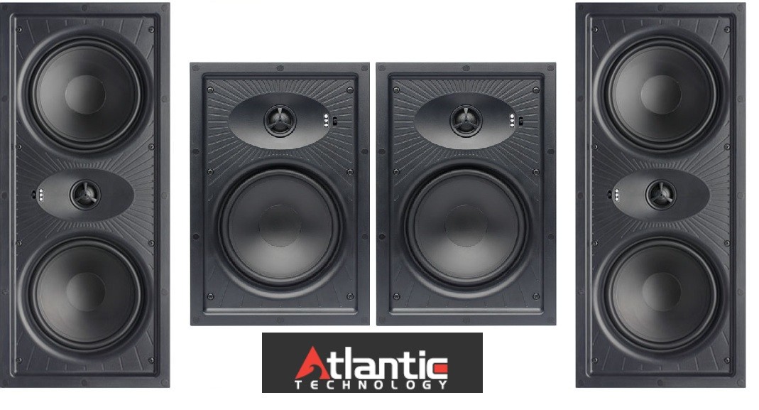 Atlantic Technology presenta sus nuevos altavoces empotrables para salas con paredes huecas