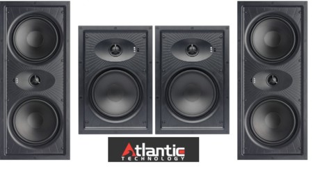 Atlantic Technology presenta sus nuevos altavoces empotrables para salas con paredes huecas