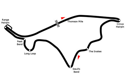 Thomson Road Circuit mapa