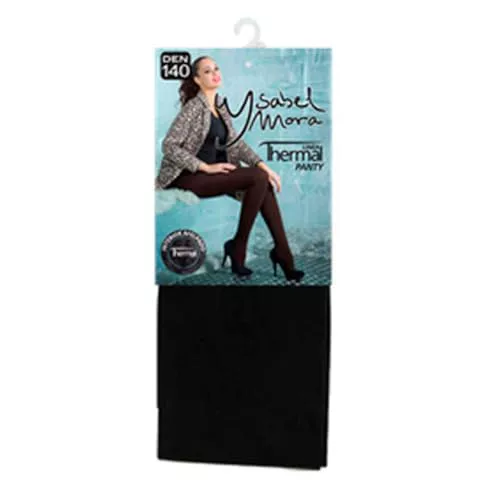 YSABEL MORA NEGRO-EG - Panty Termal 140D Mujer 
