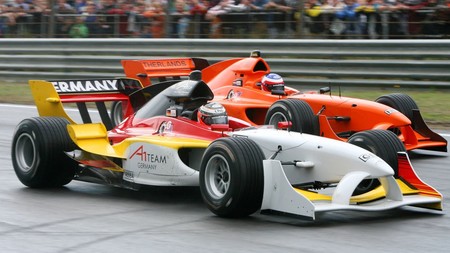 Así fue la A1GP, unos Juegos Olímpicos de los coches donde las naciones competían con el Ferrari F2004 de Fórmula 1