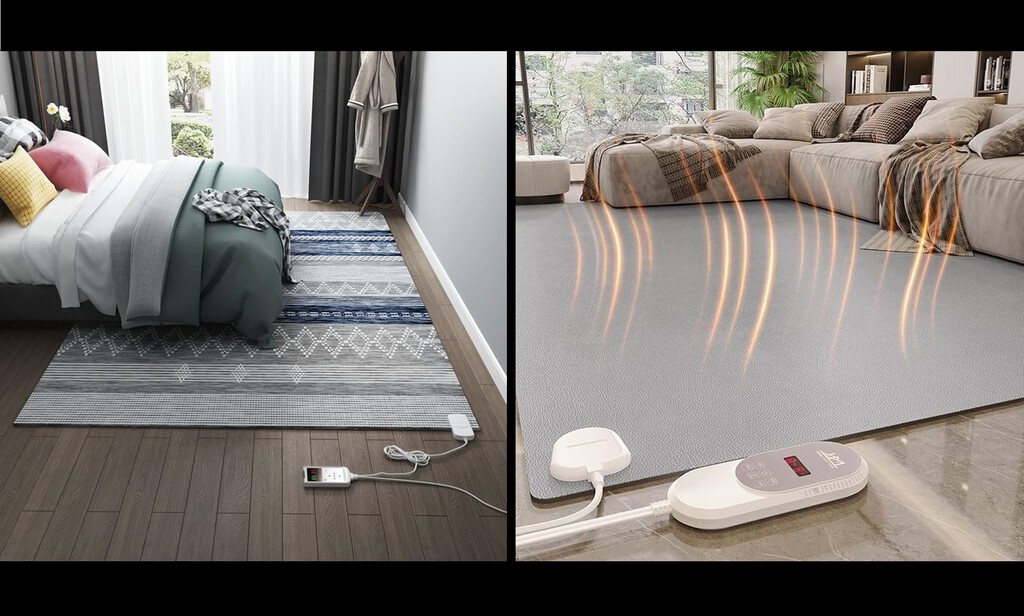 La alternativa al suelo radiante, sin obras, barata y que puedes instalar tu mismo: así son las alfombras calefactoras 