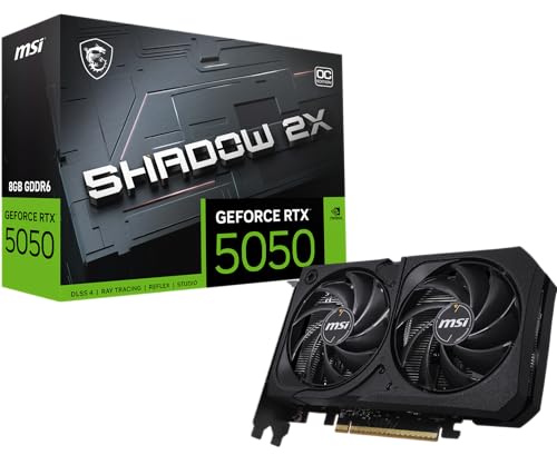MSI GeForce RTX 5050 8GB Shadow 2X OC 