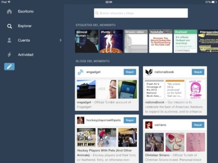 Tumblr llega a iOS 7 con una interfaz mejorada y algunas funciones nuevas