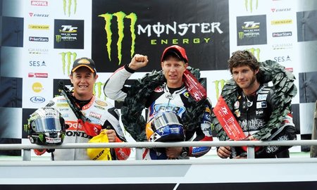 Podio de la segunda carrera de SSP