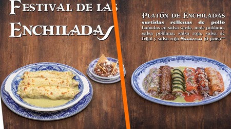 Sanborns celebra el Festival de Enchiladas 2025: estas son las opciones, precios y combos