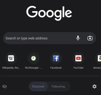 ...Android 版 Google Chrome 102 でここまで
