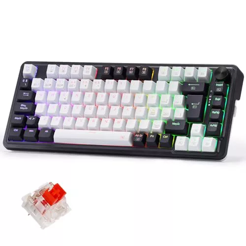 Redragon K673 Pro 75% Gasket RGB Teclado Mecánico, Teclado Gaming
