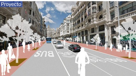 Olvídate de conducir por la Gran Vía de Madrid: en 2018 será (casi) para peatones y ciclistas