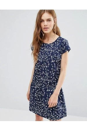 Mujer Vestidos Noisy May Carlos Safety Pin Tea Dress