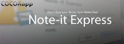 Note-it Express: Sencilla forma de sincronizar notas en un iPod