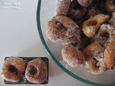 Rosquillas de pueblo. Receta de postre